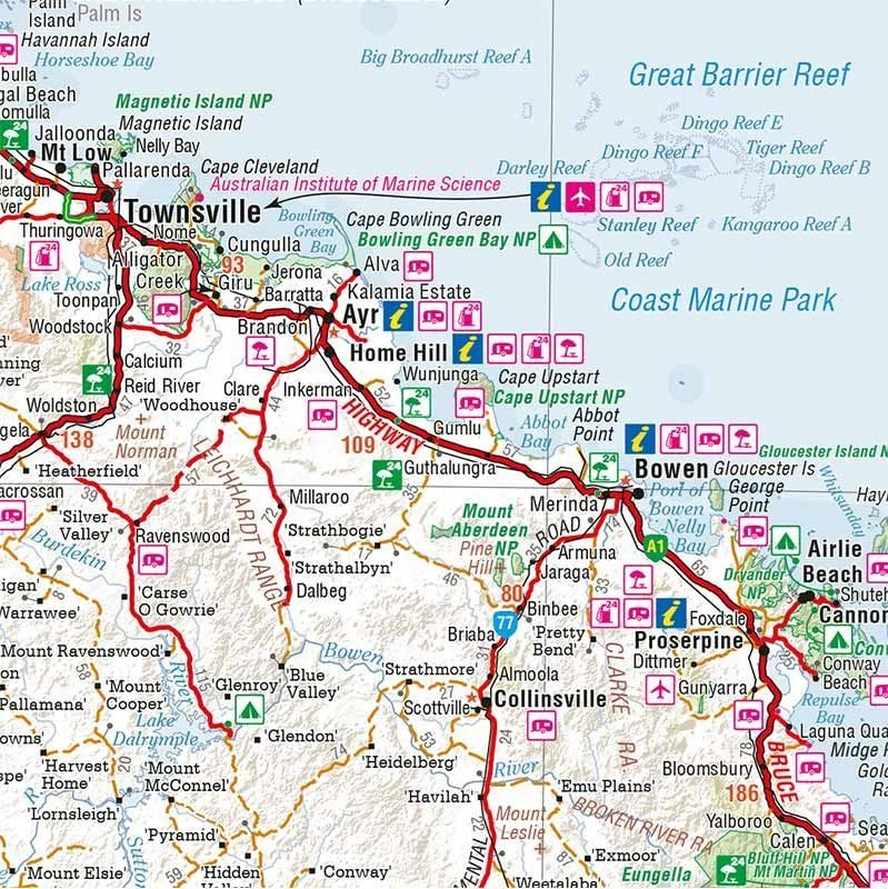 Hema Queensland State Map 3 Hema Queensland State Map - Image 3