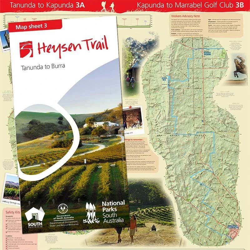 Heysen Trail Map 3 Tanunda−Burra 2 Heysen Trail Map 3 Tanunda−Burra - Image 2