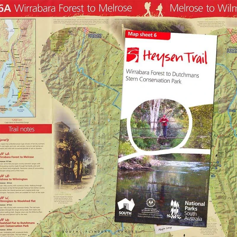 Heysen Trail Map 6 Wirrabara−Dutchmans 2 Heysen Trail Map 6 Wirrabara−Dutchmans - Image 2