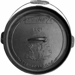 Cast Iron Camp Oven 12 Quart -Nomad s Choice 0041283 cast iron camp oven 12 quart