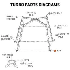 Turbo Lite Foot Clip Part H -Nomad s Choice 0087771 turbo lite foot clip part h