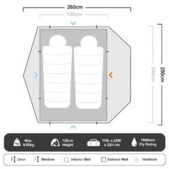 Coleman Instant Swagger 2P Tent 27 Coleman Instant Swagger 2P Tent -Nomad s Choice 1204161
