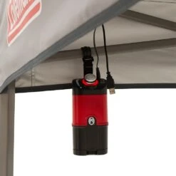 Coleman Instant Up Lighted Gazebo 3x3 -Nomad s Choice 1211953 shelter lighted spring hub 3 x 3