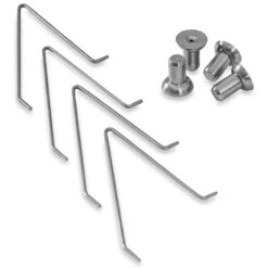 Stainless Steel Wire Spring Button 4 Pack