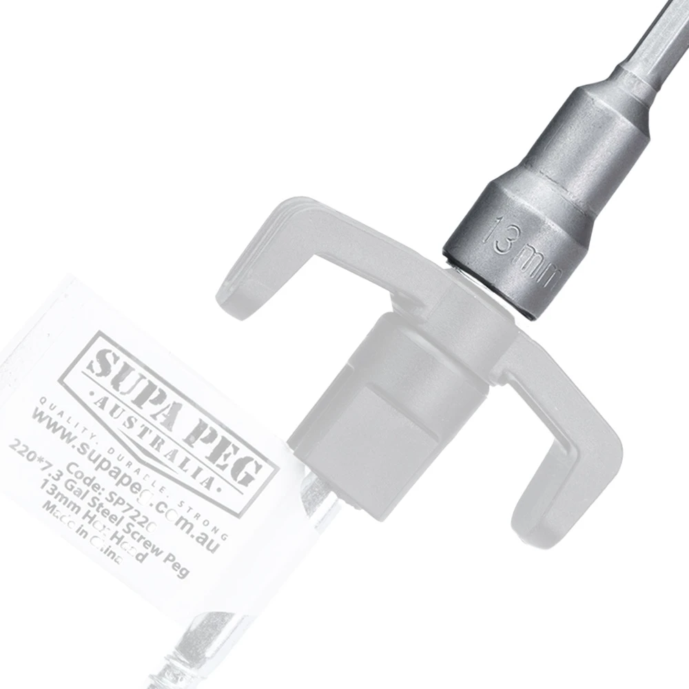 Screw Peg Socket 13mm 6 Screw Peg Socket 13mm - Image 6