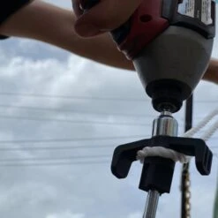 Galvanized Steel Screw Peg 9 Galvanized Steel Screw Peg -Nomad s Choice 1222521 galvanized steel screw peg 220mm