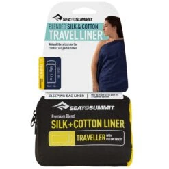 Sea To Summit Silk + Cotton Liner − Traveller -Nomad s Choice 1235192 silk cotton liner traveller
