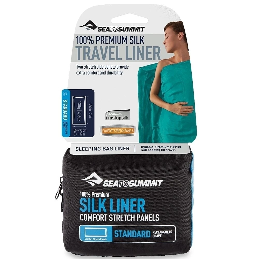 Sea To Summit Silk Travel Liner − Rectangular 4 Sea To Summit Silk Travel Liner − Rectangular - Image 4