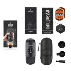 Wacaco Nanopresso Espresso Machine -Nomad s Choice 1240884 nanopresso espresso machine black