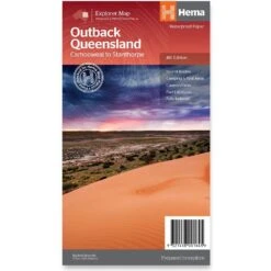 Hema Outback Queensland Map 4th Edition