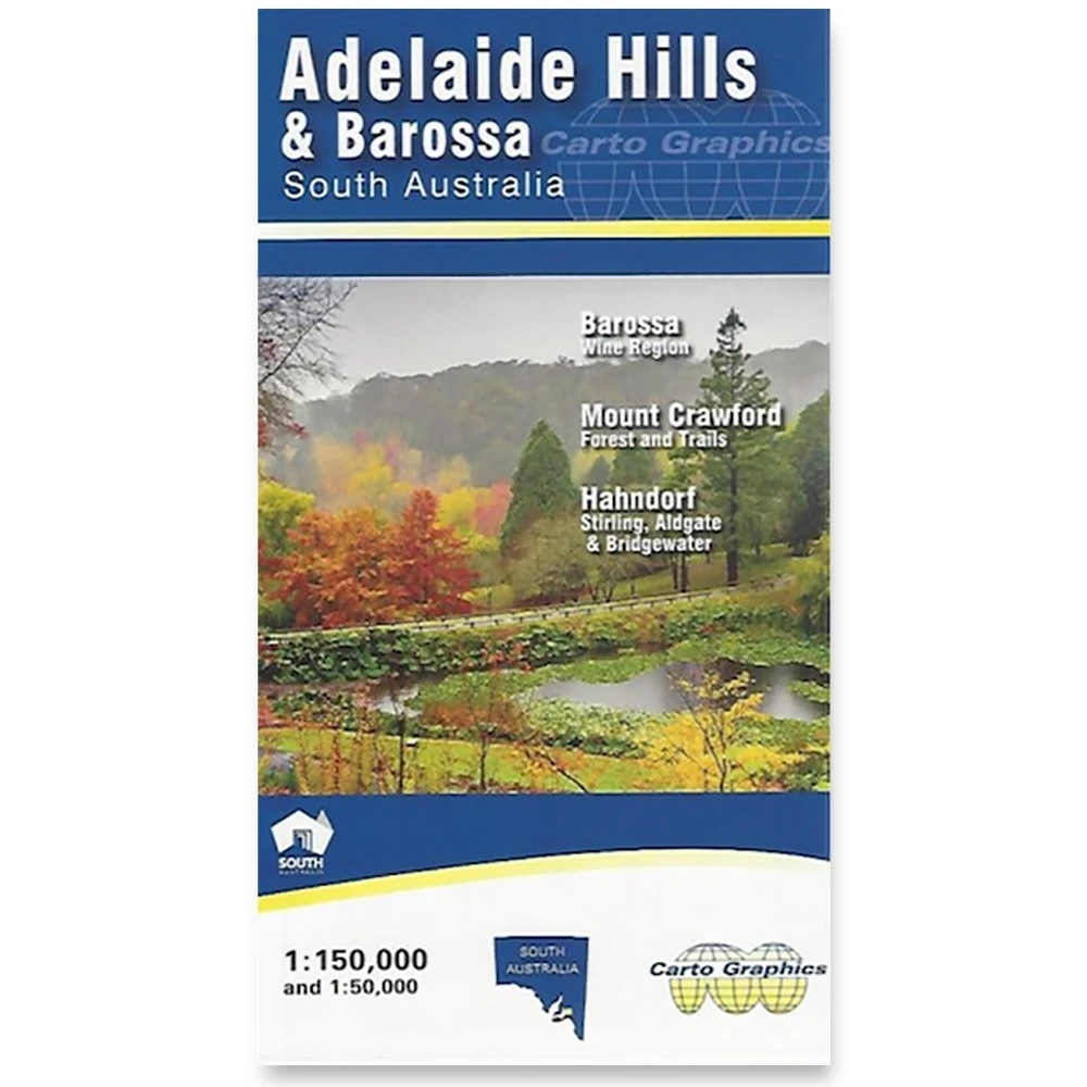 Hema Regional Map Adelaide Hills And Barossa 1 Hema Regional Map Adelaide Hills And Barossa
