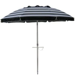 Daytripper 210cm Beach Umbrella 5 Daytripper 210cm Beach Umbrella -Nomad s Choice 1255748 daytripper 210cm beach umbrella black white