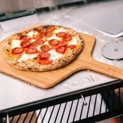 Ooni Bamboo Pizza Peel & Serving Board -Nomad s Choice 1259969 bamboo pizza peel serving board