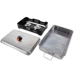 Deluxe 2 Burner Smoker 21 Deluxe 2 Burner Smoker -Nomad s Choice 1262361 deluxe 2 burner smoker