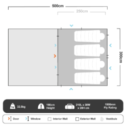 SV−5 Max Canvas Touring Tent -Nomad s Choice 1265164