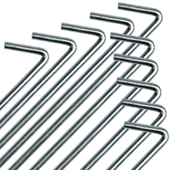 Nomad s Choice -Nomad s Choice 1265884 steel tent pegs 63mm 10 pack