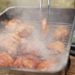 Deluxe 2 Burner Smoker 27 Deluxe 2 Burner Smoker -Nomad s Choice 1271250 deluxe 2 burner smoker