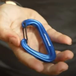 Black Diamond MiniWire Carabiner -Nomad s Choice 1274422 miniwire carabiner blue