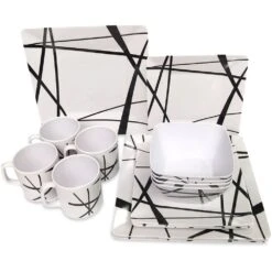 Nomad s Choice 28 16pc Melamine Dinner Set Mystique