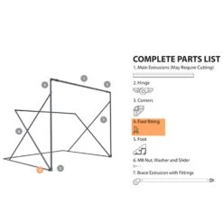 RV Tent Replacement Foot Fitting 2 Pack 7 RV Tent Replacement Foot Fitting 2 Pack -Nomad s Choice 1277227 oztent rv foot fitting 2 pack