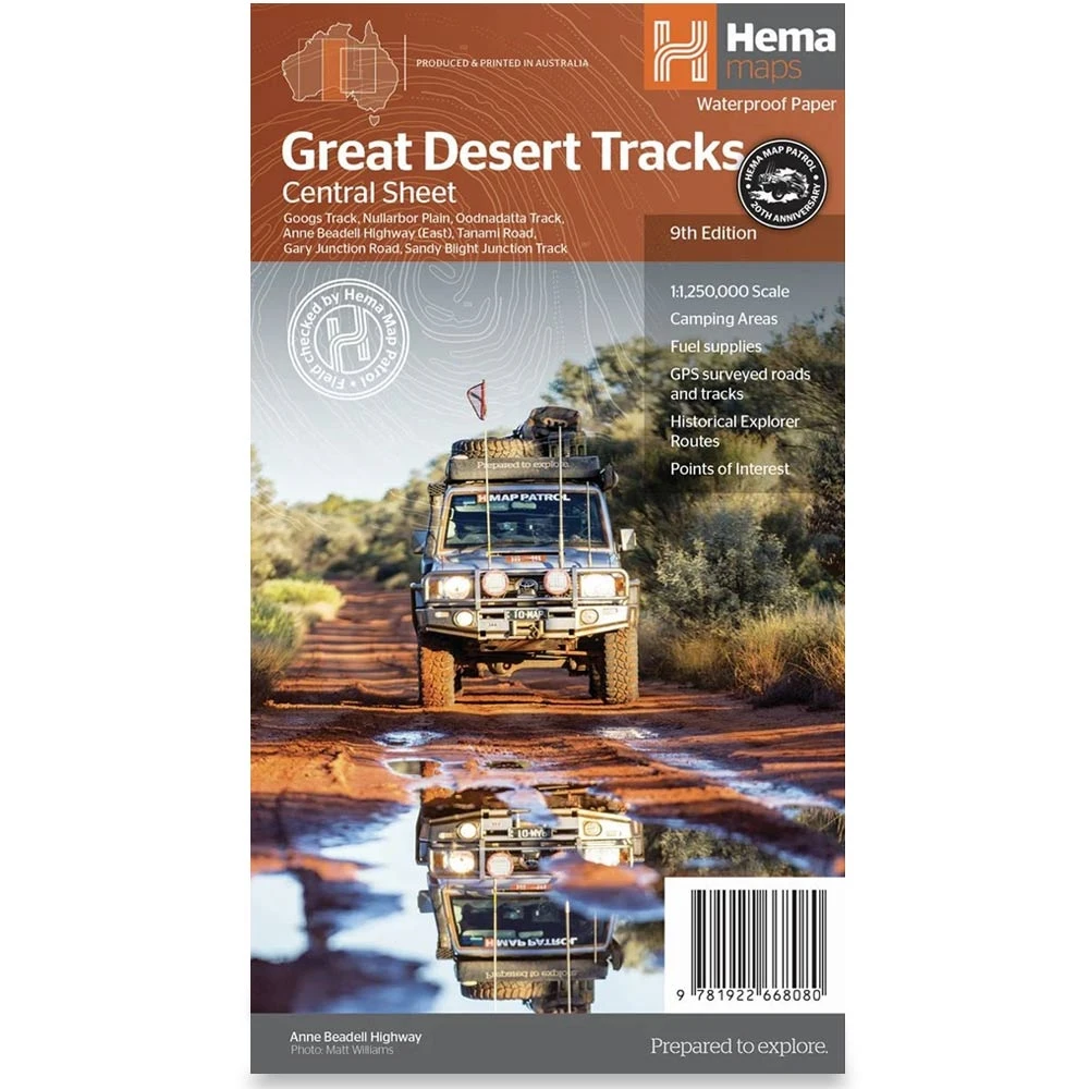 Hema Great Desert Tracks Central Sheet 9th Edition 1 Hema Great Desert Tracks Central Sheet 9th Edition
