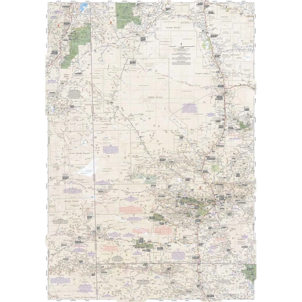 Hema Great Desert Tracks Central Sheet 9th Edition 2 Hema Great Desert Tracks Central Sheet 9th Edition - Image 2