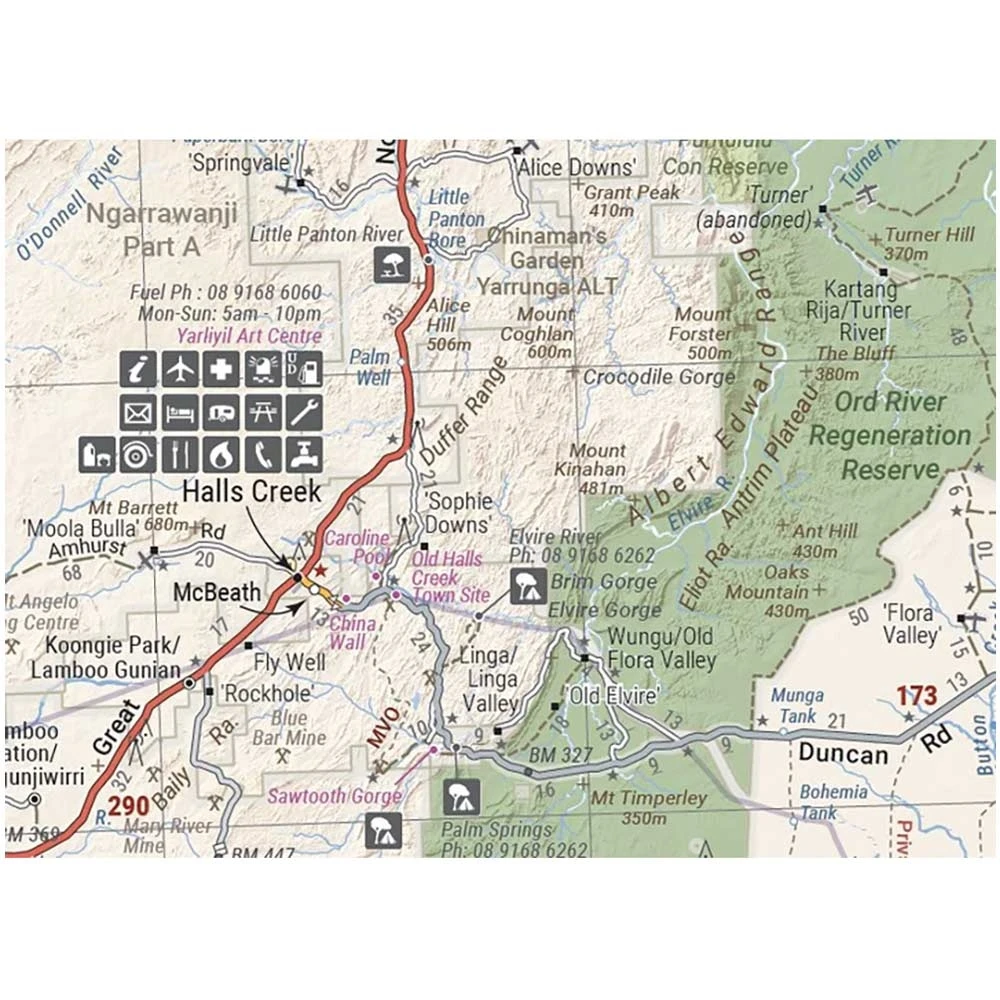 Hema Great Desert Tracks Central Sheet 9th Edition 3 Hema Great Desert Tracks Central Sheet 9th Edition - Image 3