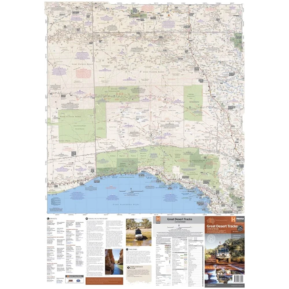 Hema Great Desert Tracks Central Sheet 9th Edition 4 Hema Great Desert Tracks Central Sheet 9th Edition - Image 4