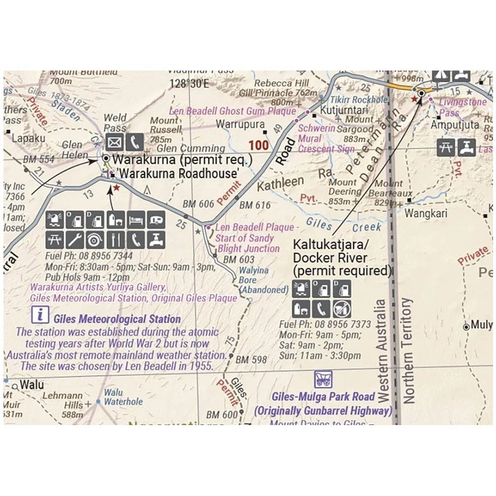 Hema Great Desert Tracks Central Sheet 9th Edition 5 Hema Great Desert Tracks Central Sheet 9th Edition - Image 5