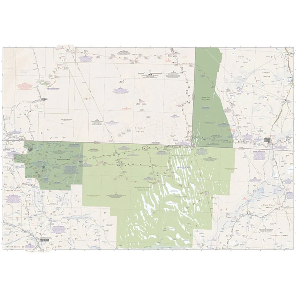 Hema Great Desert Tracks Simpson Desert Sheet 9th Edition 4 Hema Great Desert Tracks Simpson Desert Sheet 9th Edition - Image 4
