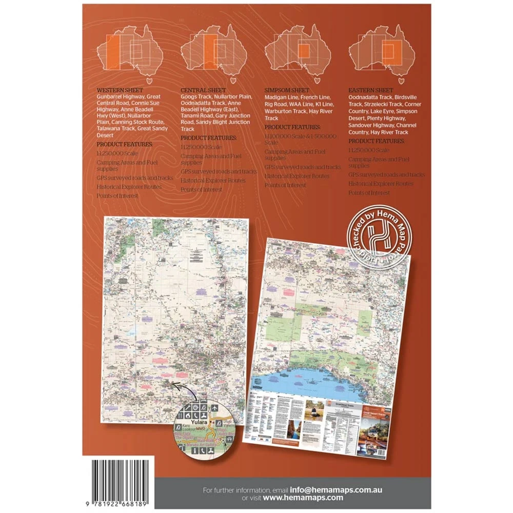 Hema Great Desert Tracks Map Pack 9th Edition 2 Hema Great Desert Tracks Map Pack 9th Edition - Image 2