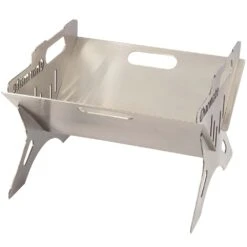 Collapsible BBQ & Firepit With Grill -Nomad s Choice 1278732 collapsible fire pit grill