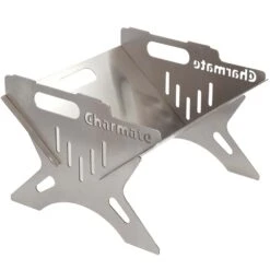 Collapsible BBQ & Firepit With Grill -Nomad s Choice 1278733 collapsible fire pit grill